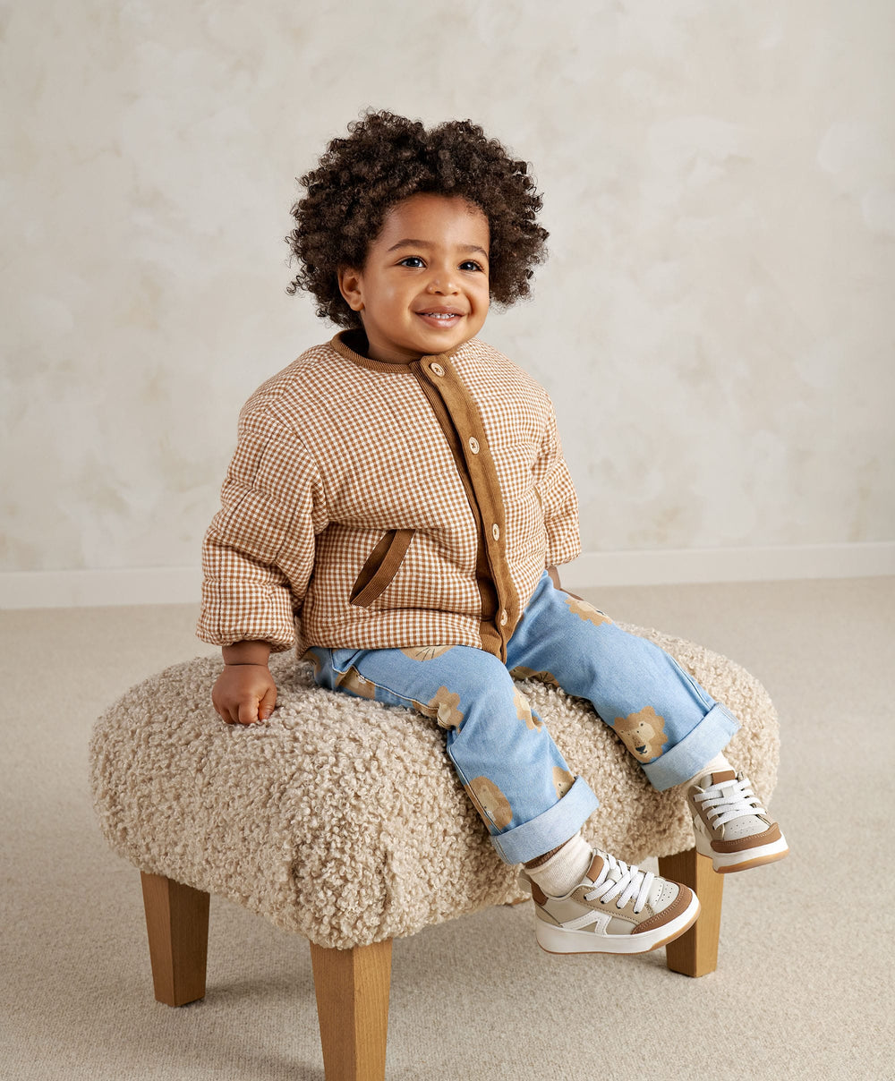Mamas &amp; Papas Jackets &amp; Coats Check Jacket