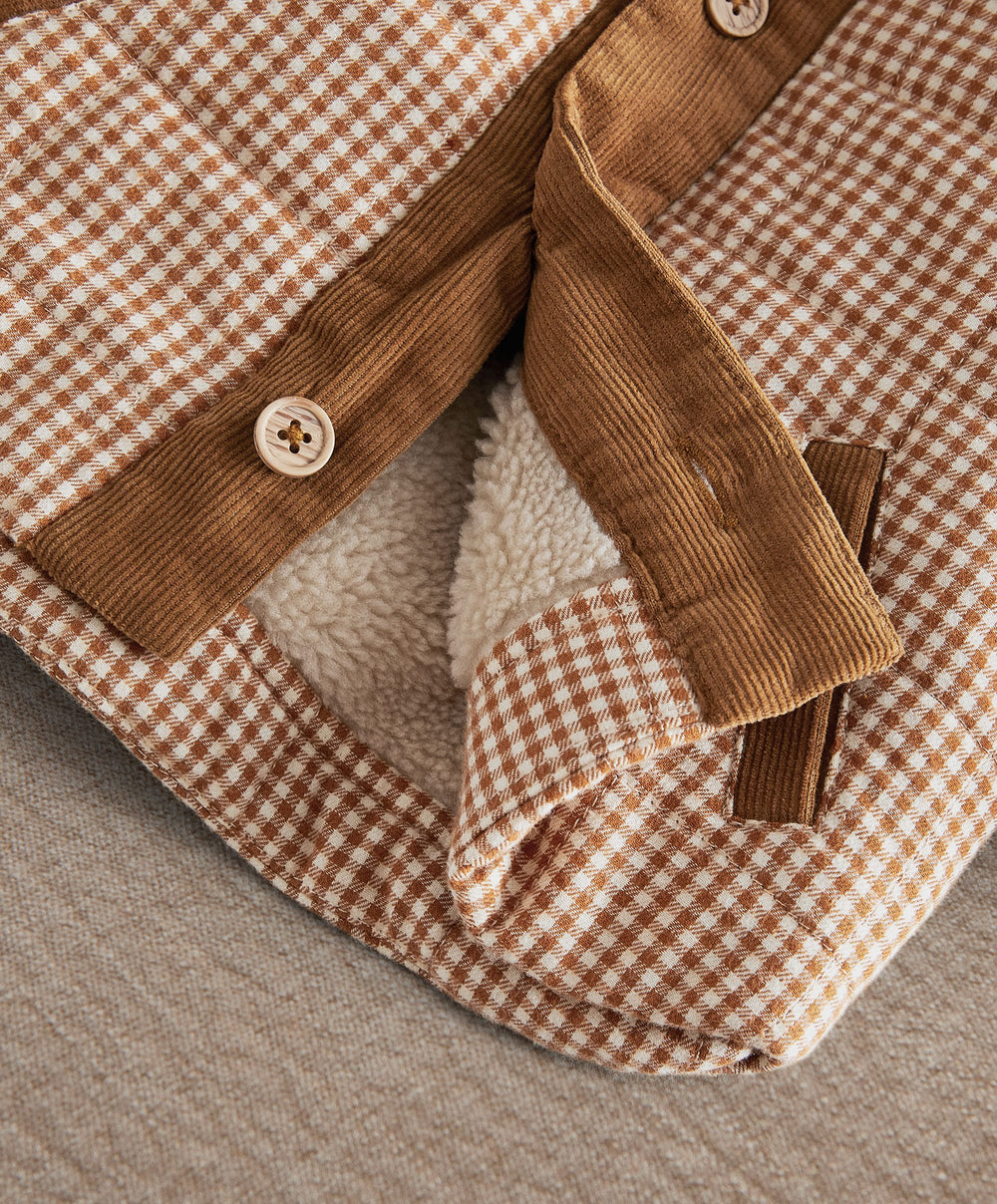 Mamas &amp; Papas Jackets &amp; Coats Check Jacket