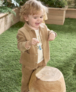 Mamas & Papas Jackets & Coats Cord Shacket - Beige