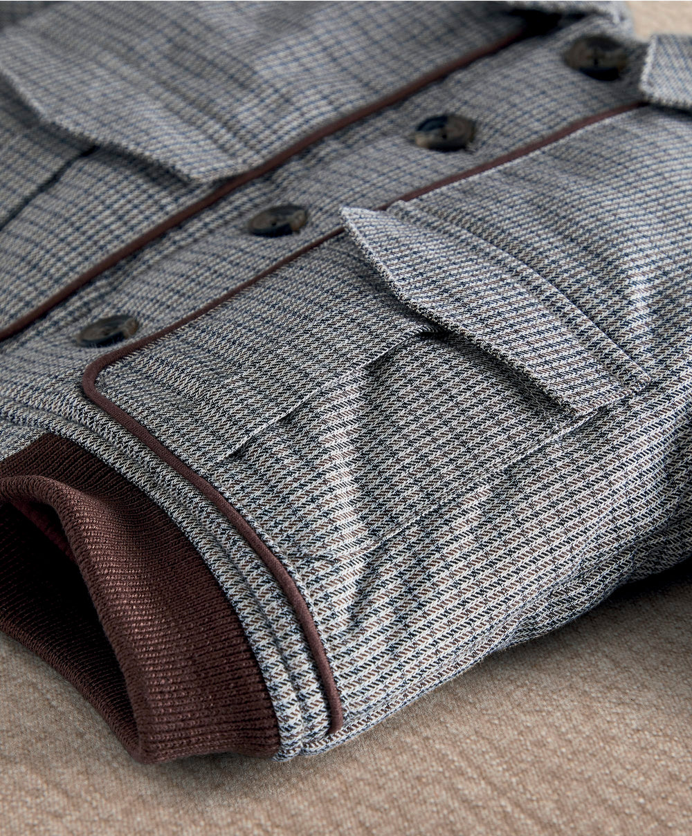 Mamas &amp; Papas Jackets &amp; Coats Houndstooth Bomber Jacket