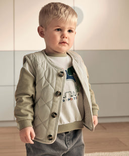 Mamas & Papas Jackets & Coats Quilted Gilet - Beige