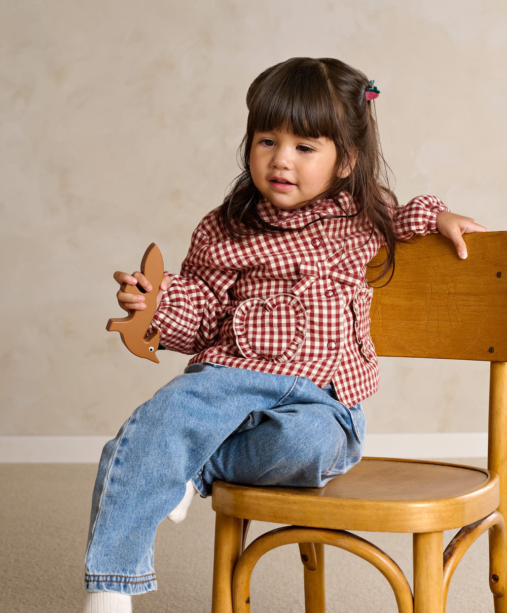 Mamas &amp; Papas Jackets &amp; Coats Red Gingham Jacket
