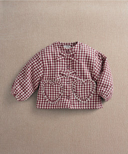 Mamas & Papas Jackets & Coats Red Gingham Jacket