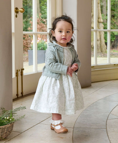 Mamas & Papas Jumpers & Knitwear Blue Frill Collar Cardigan