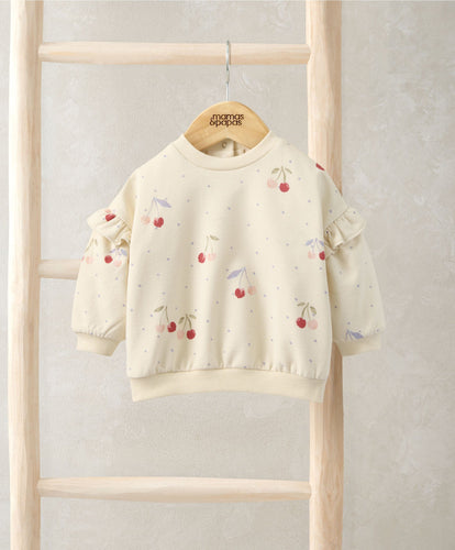 Mamas & Papas Jumpers & Knitwear Cherry Sweatshirt