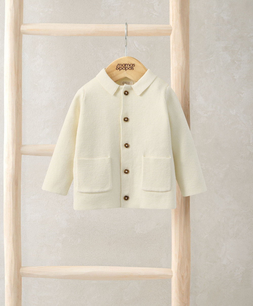 Mamas &amp; Papas Jumpers &amp; Knitwear Collared Knitted Cardigan