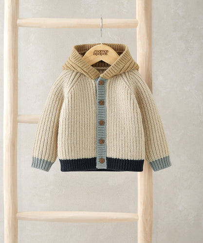 Mamas & Papas Jumpers & Knitwear Colour Block Cardigan