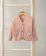 Mamas & Papas Jumpers & Knitwear Flower Scallop Cardigan