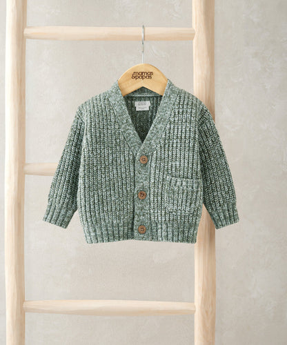 Mamas & Papas Jumpers & Knitwear Grey Cable Knit Cardigan