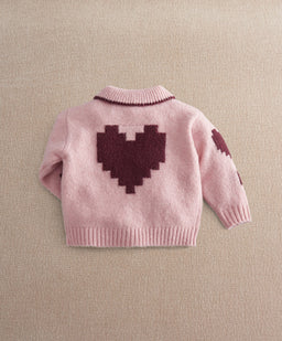Mamas & Papas Jumpers & Knitwear Heart Cardigan