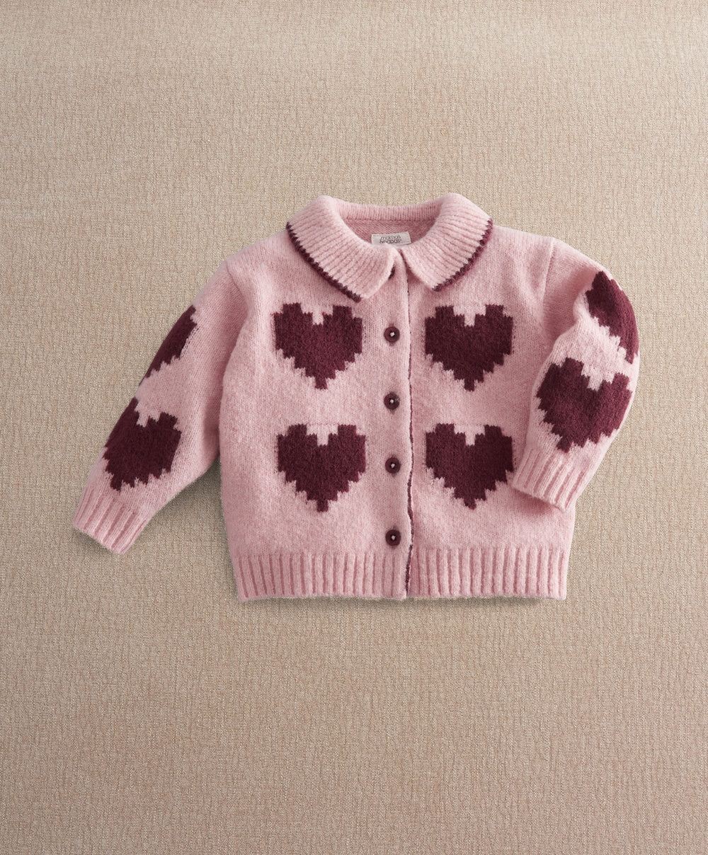 Mamas &amp; Papas Jumpers &amp; Knitwear Heart Cardigan