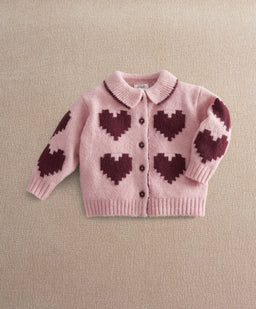 Mamas & Papas Jumpers & Knitwear Heart Cardigan