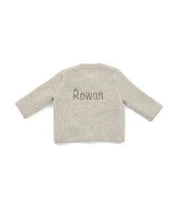 Mamas & Papas Jumpers & Knitwear Knitted Cardigan with Button Fastening - Oatmeal