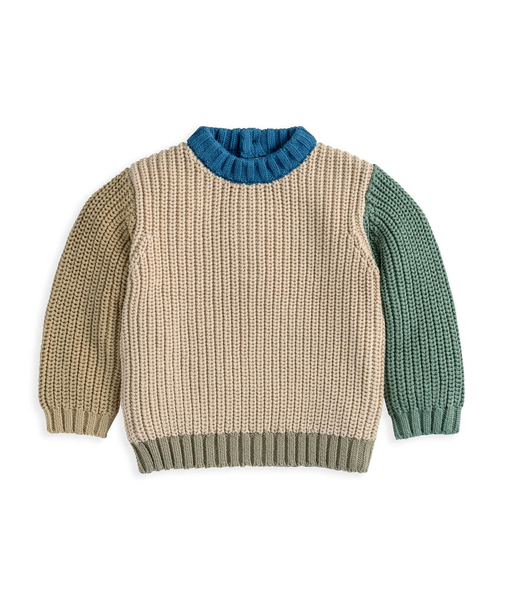 Mamas &amp; Papas Jumpers &amp; Knitwear Knitted Colour Block Jumper