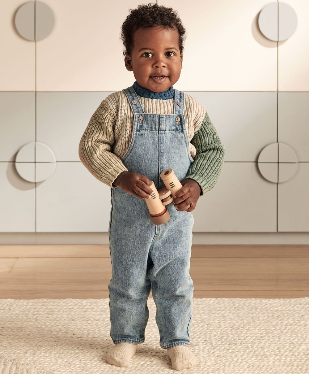 Mamas &amp; Papas Jumpers &amp; Knitwear Knitted Colour Block Jumper