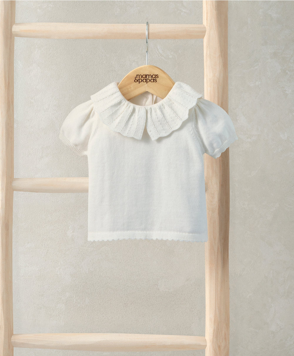 Mamas &amp; Papas Jumpers &amp; Knitwear Knitted White Top