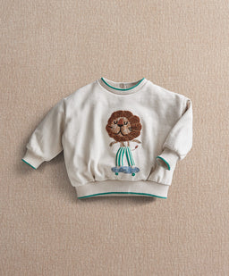 Mamas & Papas Jumpers & Knitwear Lion Boucle Sweatshirt