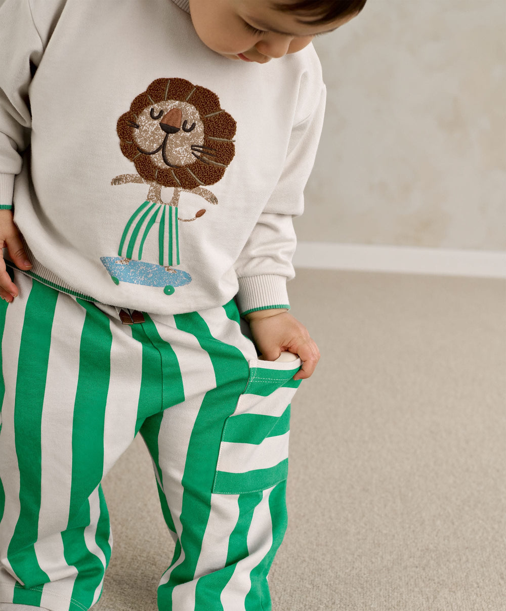Mamas &amp; Papas Jumpers &amp; Knitwear Lion Boucle Sweatshirt