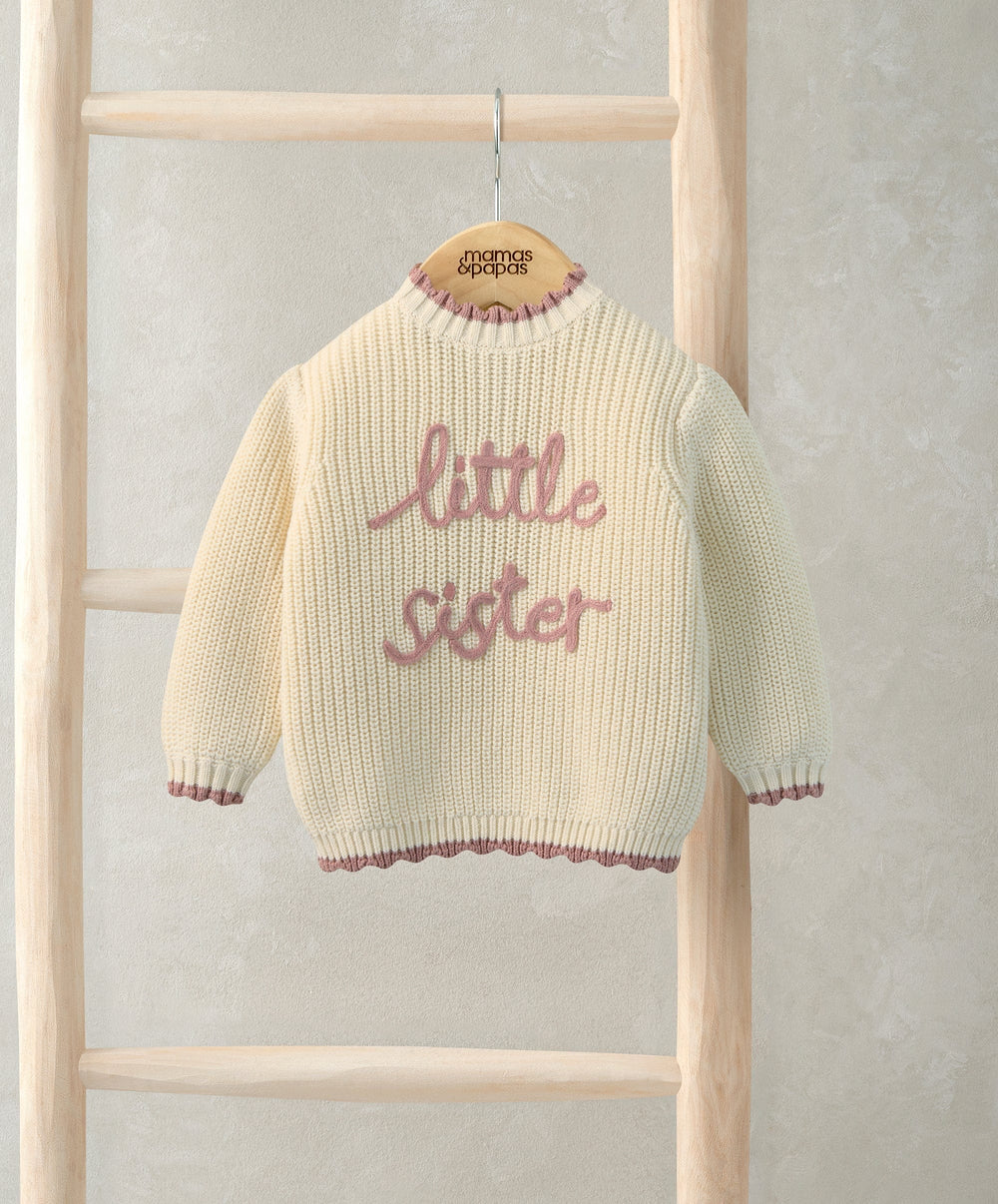 Mamas &amp; Papas Jumpers &amp; Knitwear Little Sister Jumper