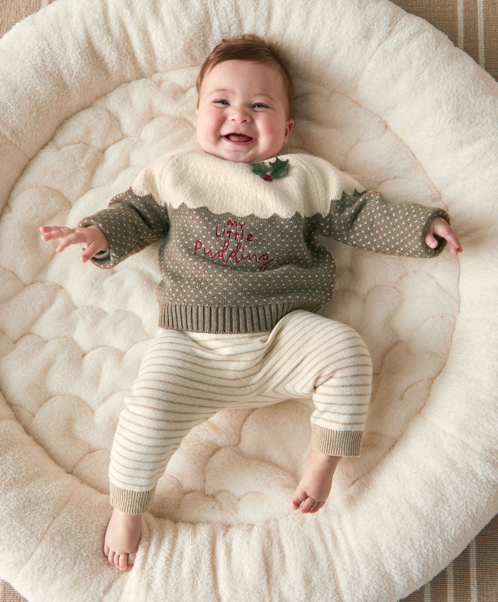 Mamas &amp; Papas Jumpers &amp; Knitwear My Little Pudding Christmas Jumper