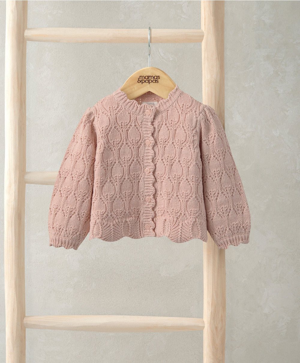 Mamas &amp; Papas Jumpers &amp; Knitwear Pink Cardigan