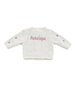 Mamas & Papas Jumpers & Knitwear Pink Strawberry Cardigan
