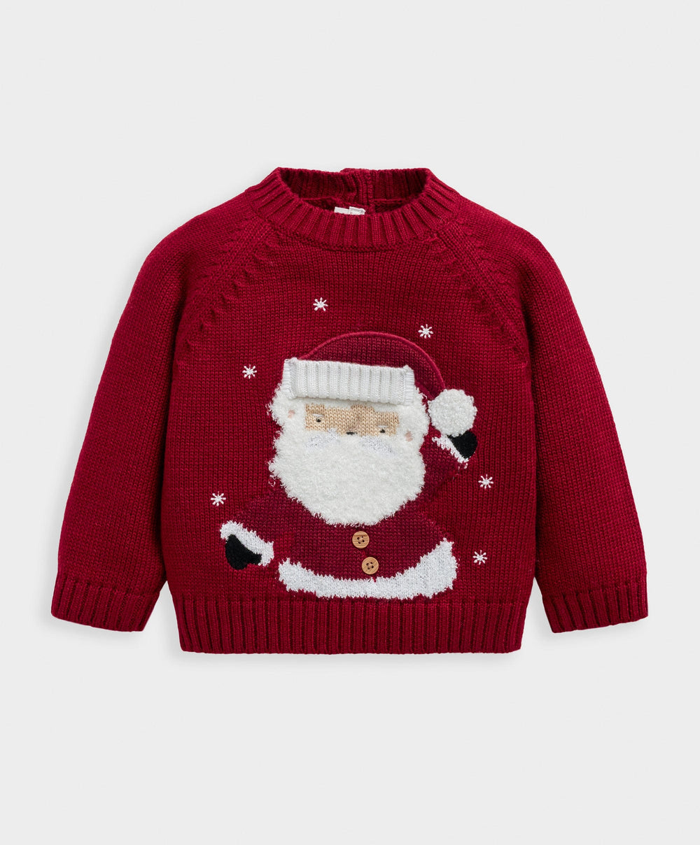 Mamas &amp; Papas Jumpers &amp; Knitwear Santa Christmas Jumper