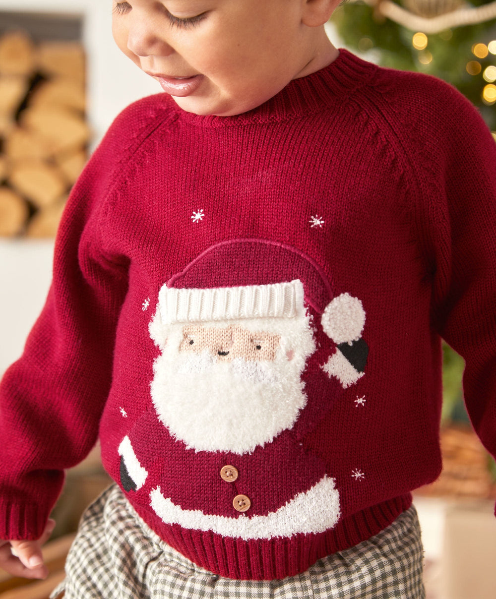 Mamas &amp; Papas Jumpers &amp; Knitwear Santa Christmas Jumper
