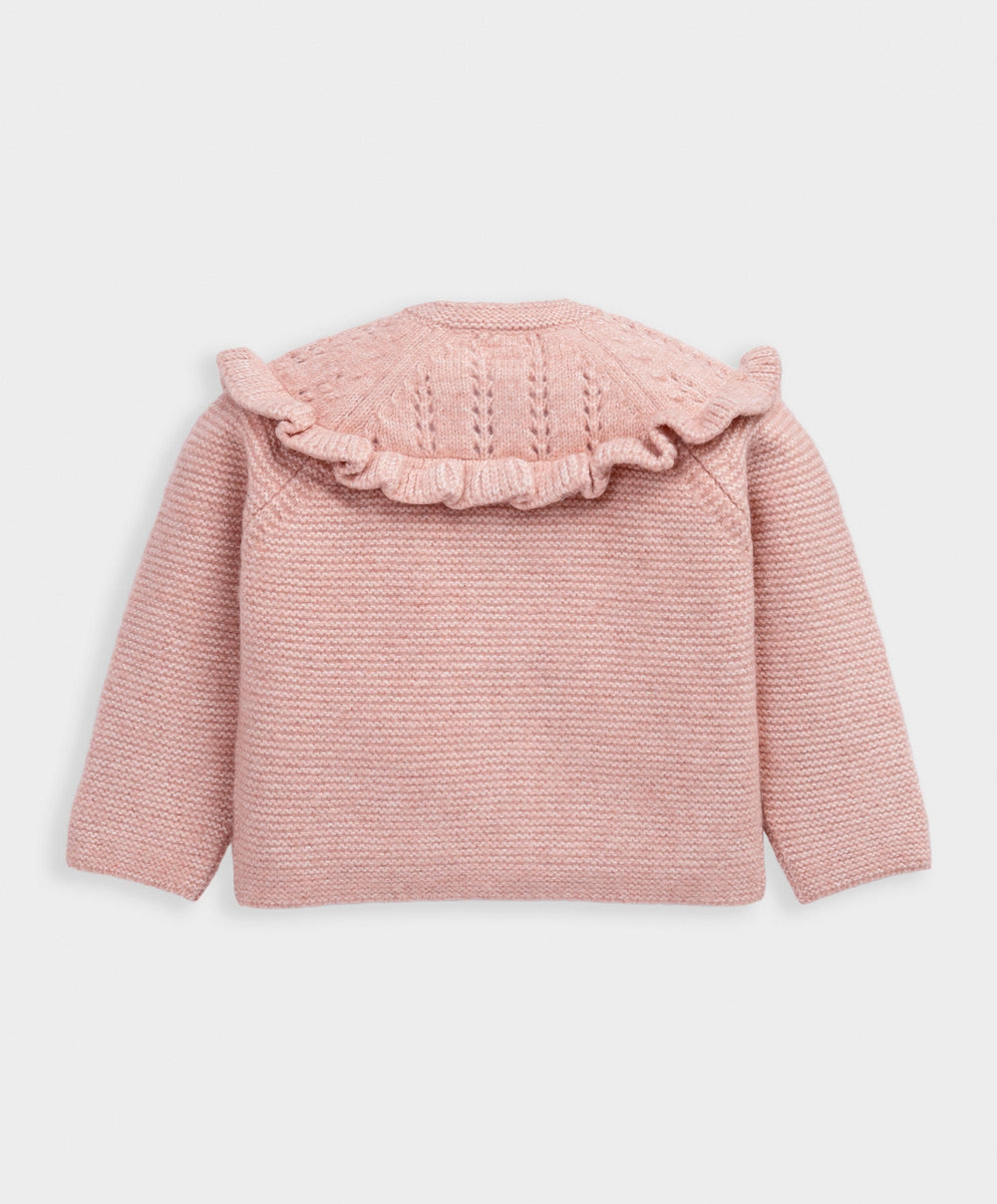 Mamas &amp; Papas Jumpers &amp; Knitwear Soft Pink Knitted Cardigan