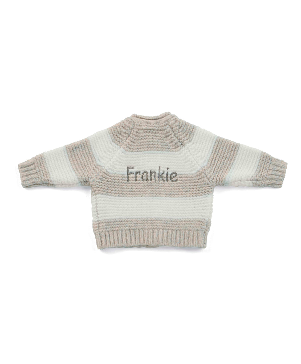 Mamas &amp; Papas Jumpers &amp; Knitwear Stripe Cardigan - Cream