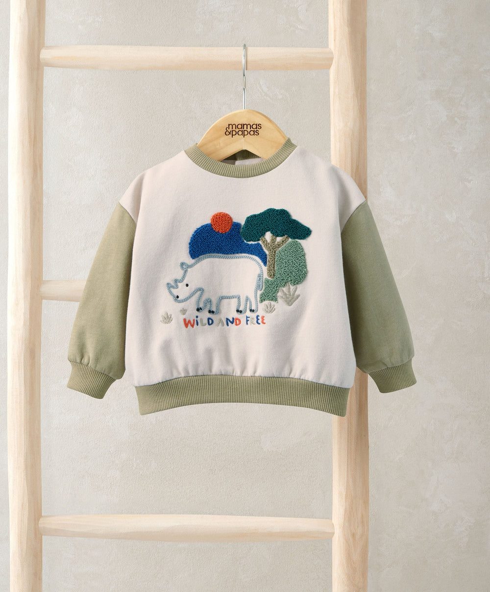 Mamas &amp; Papas Jumpers &amp; Knitwear Wild &amp; Free Sweatshirt