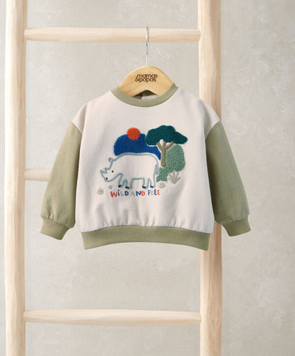 Mamas & Papas Jumpers & Knitwear Wild & Free Sweatshirt