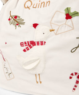 Mamas & Papas Large Sack - White Emb 2026 Personalisable