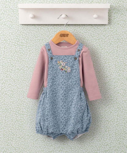 Mamas & Papas Laura Ashley Bloomer Bodysuit & Dungarees