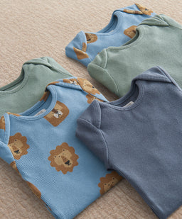 Mamas & Papas Lion Print Bodysuits (Pack of 5)