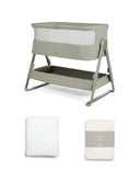 Mamas & Papas Lua 2 Bundle with Cosmic Sheets & Mattress Protector - Thyme