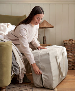 Mamas & Papas Lua 2 Bundle with Oat Sheets & Mattress Protector - Sand