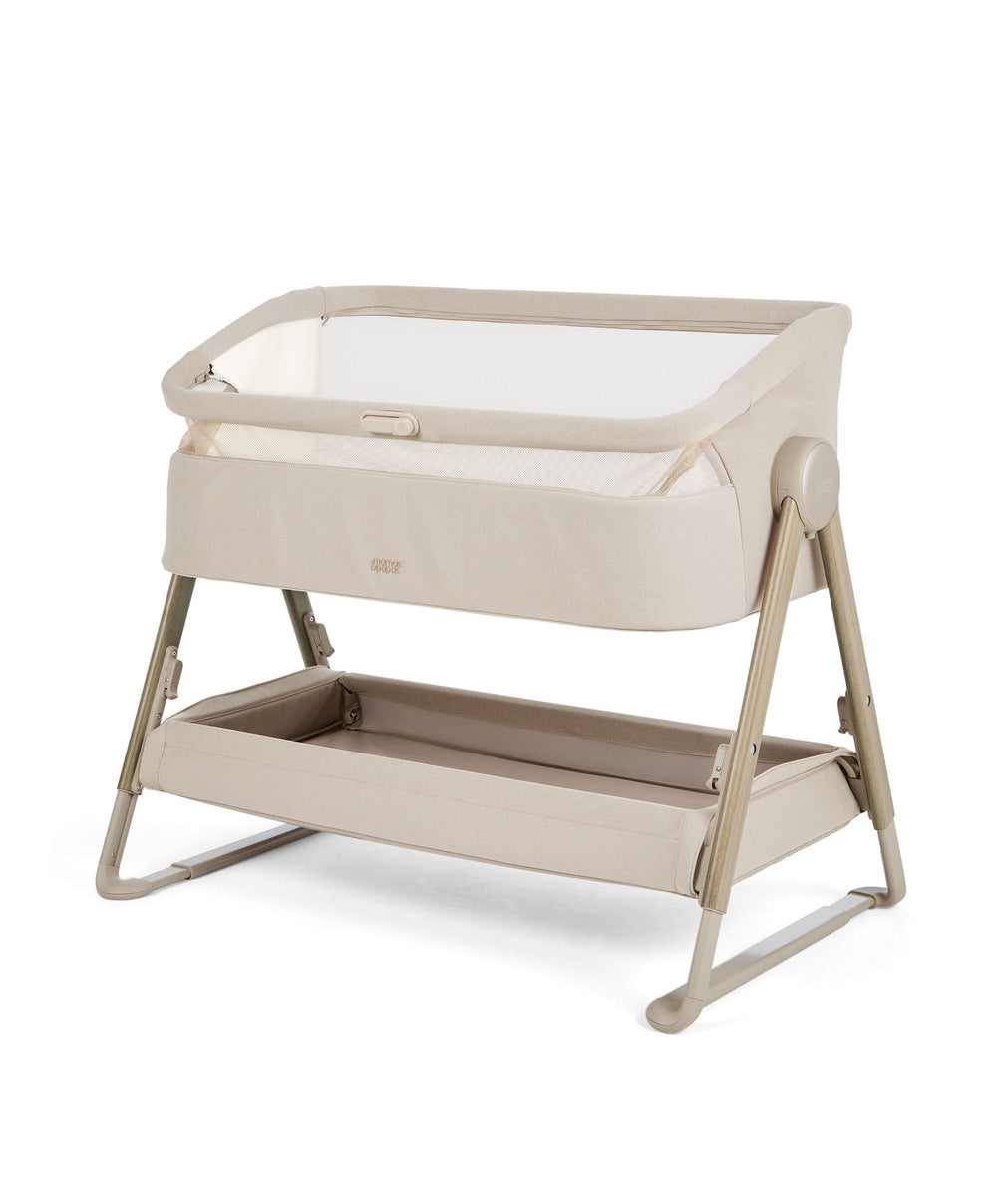 Mamas &amp; Papas Lua 2 Bundle with Oat Sheets &amp; Mattress Protector - Sand