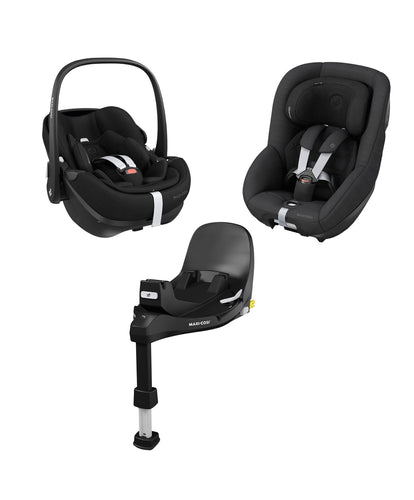 Mamas & Papas Maxi-Cosi Pebble 360 Pro Car Seat Bundle with Pearl 360 Pro Car Seat & FamilyFix 360 Pro ISOFIX Base