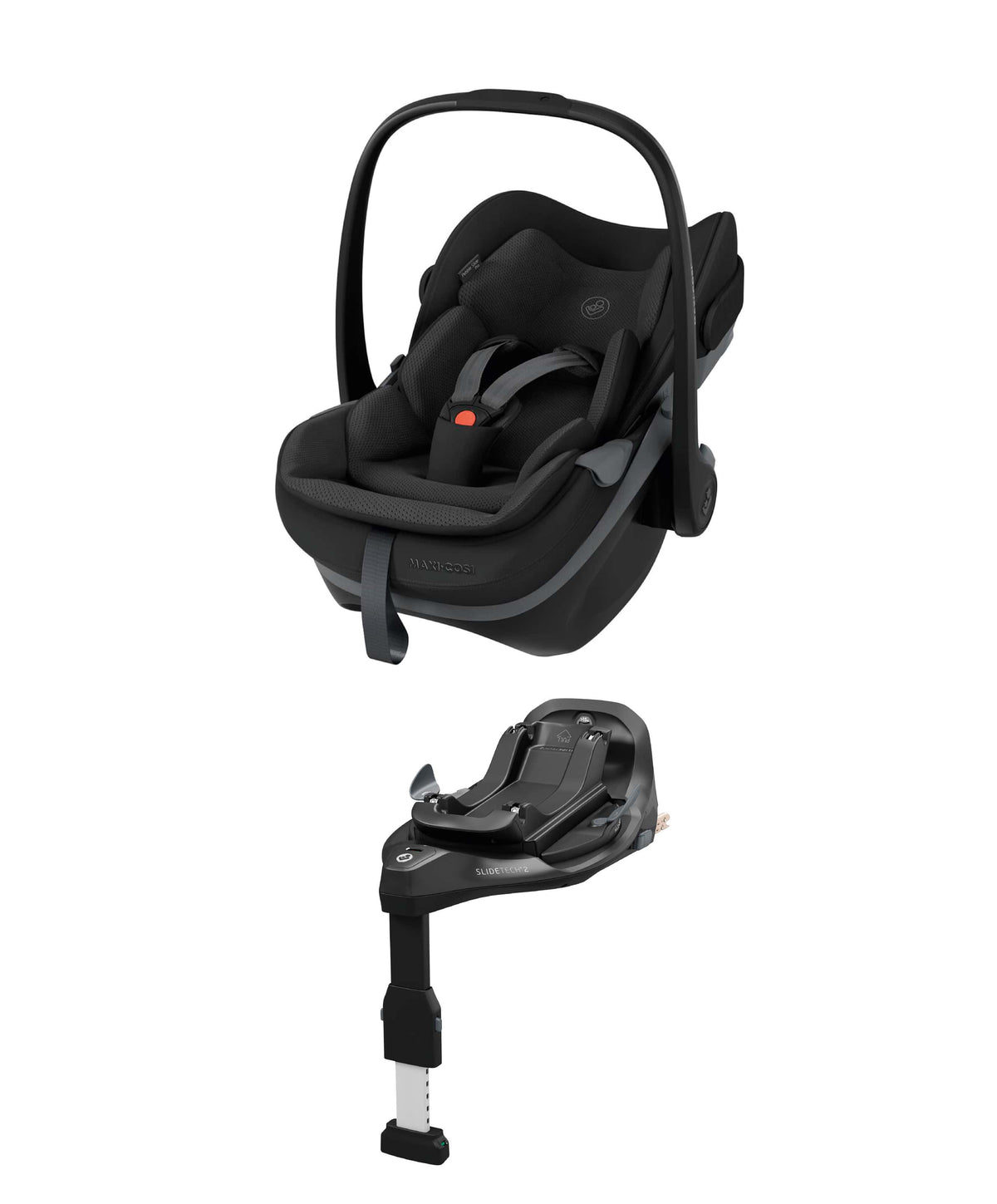 Mamas & Papas Maxi-Cosi Pebble Slide Pro Car Seat & FamilyFix Slide Pro Base -  Onyx Black