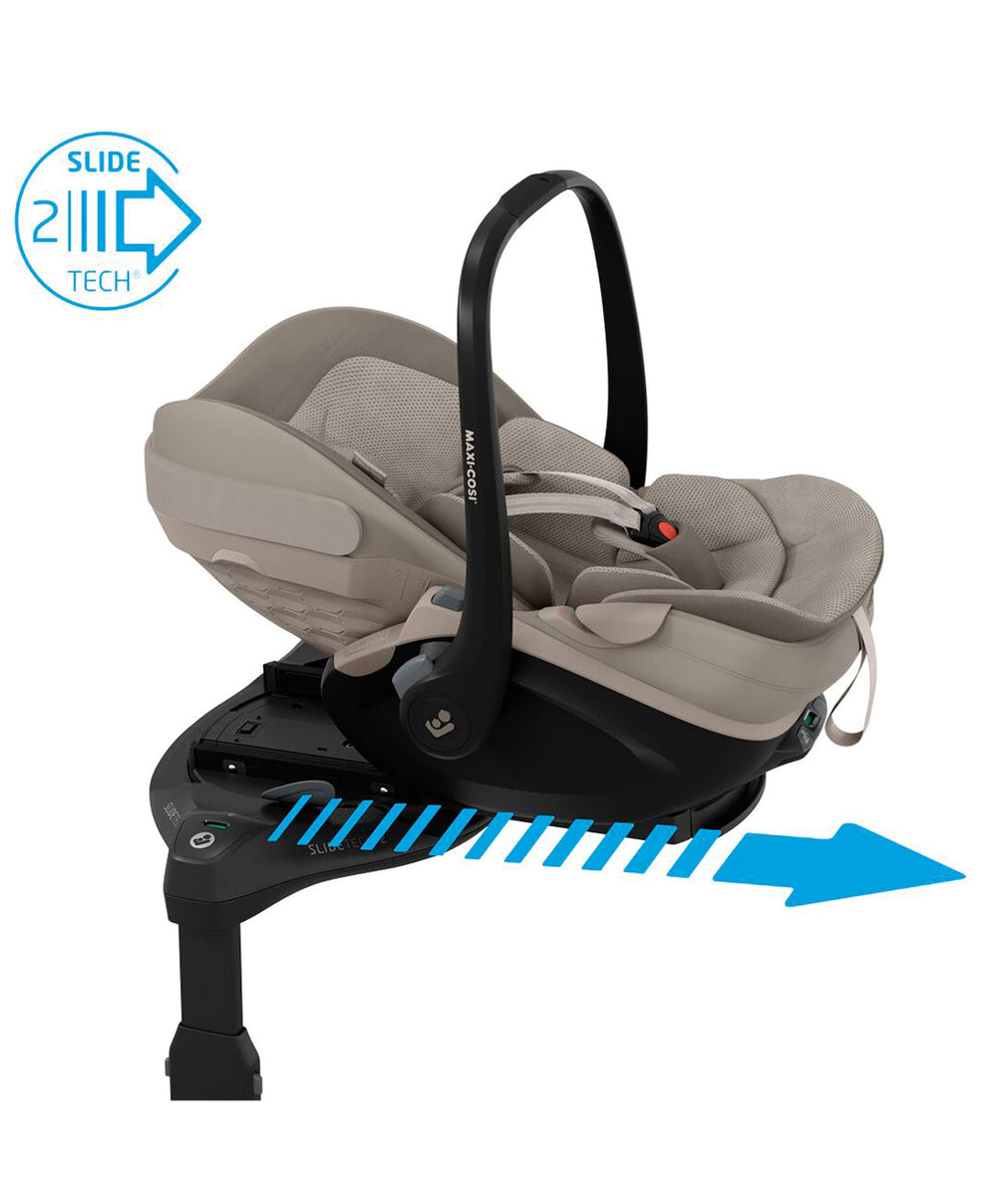Mamas &amp; Papas Maxi-Cosi Pebble Slide Pro Car Seat &amp; FamilyFix Slide Pro Base -  Sapphire Sand