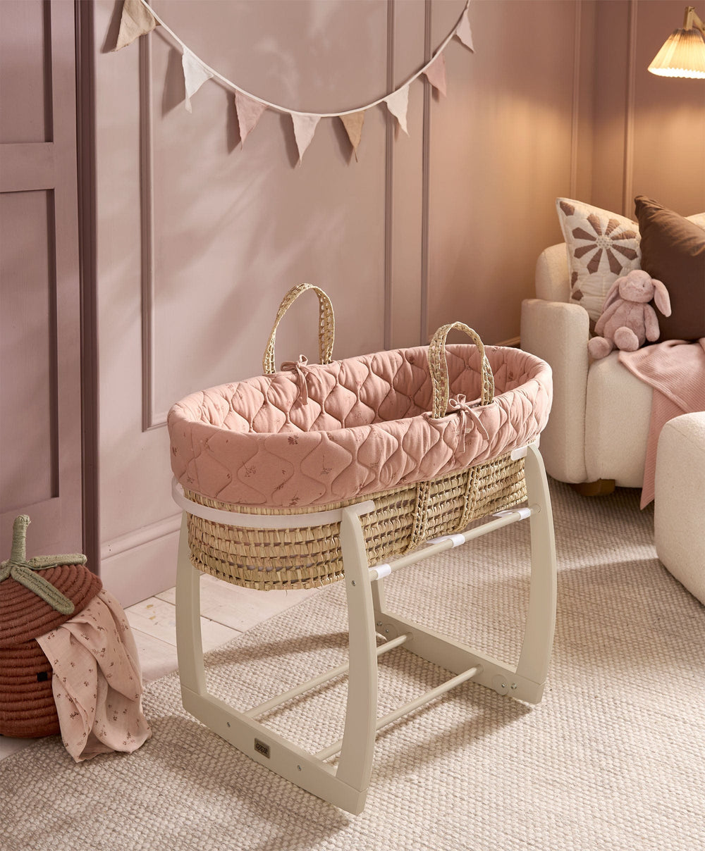 Mamas &amp; Papas Moses Basket Stands Rocking Moses Basket Stand - Cashmere