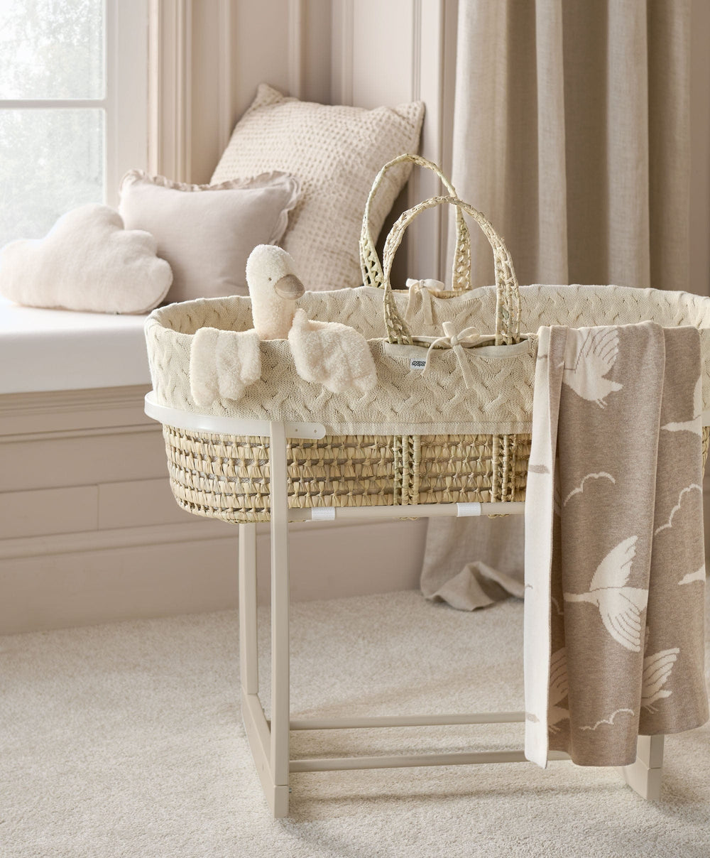 Mamas &amp; Papas Moses Basket Stands Rocking Moses Basket Stand - Cashmere