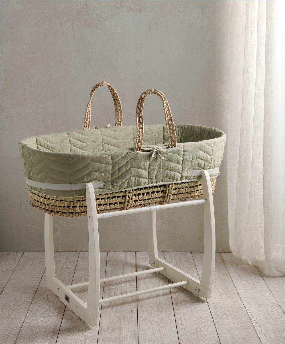 Mamas &amp; Papas Moses Baskets Moses Basket - Sage
