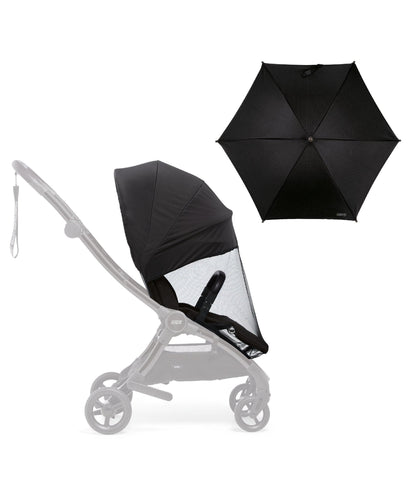 Mamas & Papas Mosquito net Universal Parasol & Airo Sunshield and Insect Net - Black
