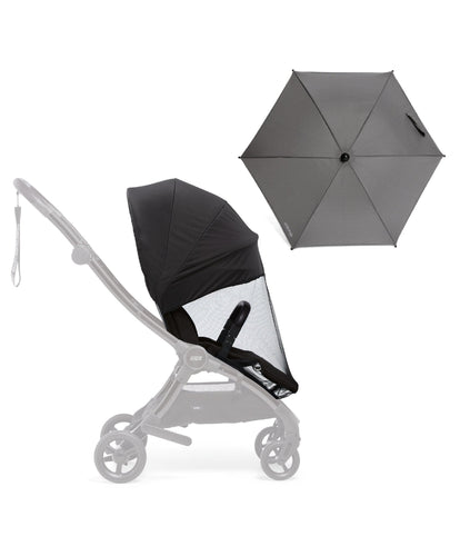 Mamas & Papas Mosquito net Universal Parasol & Airo Sunshield and Insect Net - Grey