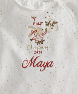 Mamas & Papas My First Christmas 2026 Bunny All In One