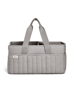 Mamas & Papas Nappy Caddy - Soft Grey Waffle