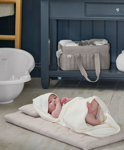 Mamas & Papas Nappy Caddy - Soft Grey Waffle