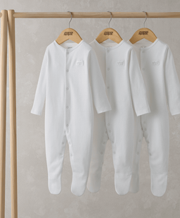 Mamas & Papas Newborn Hospital Essentials Bundle (7 Piece) - White